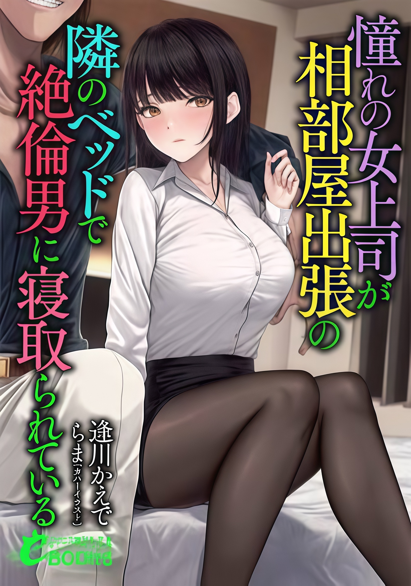 憧憬的女上司、出差同房時在隔壁床被精力絕倫的男人寢取