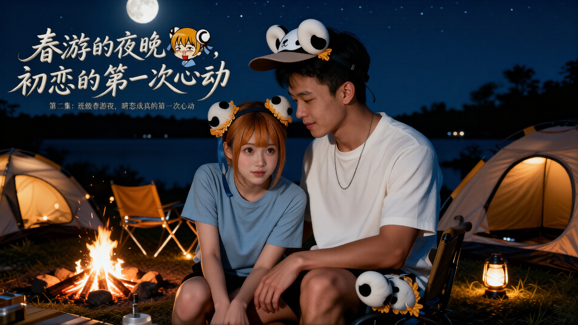 Ac娘陪伴之 春游的夜晚 初恋的第一次心动